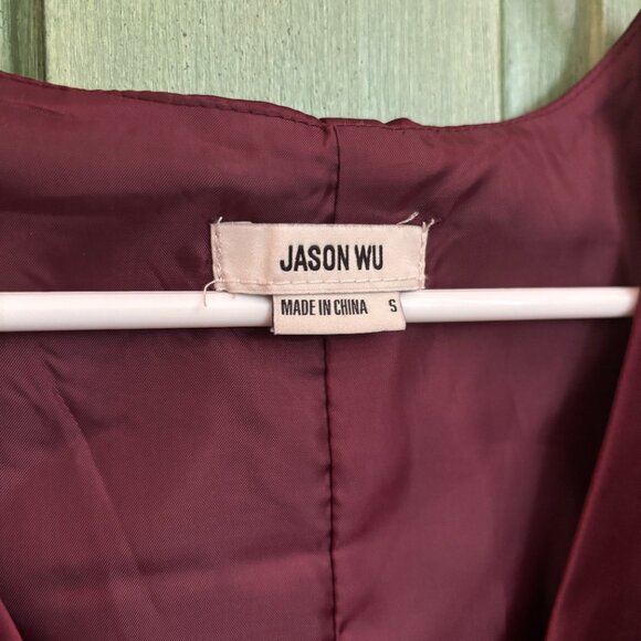Jason Wu Burgundy Vest - Picture 3 of 4